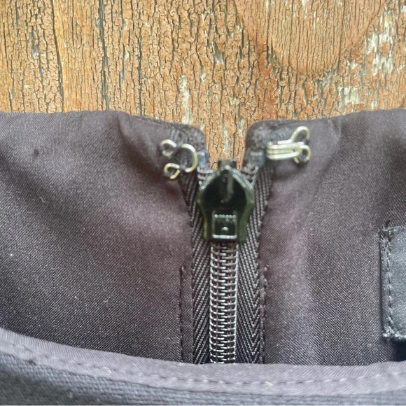 BANANA REPUBLIC Women’s Black Pencil‎ Sheath Dress Sleeveless Cut Out Size 8 - Picture 3 of 10